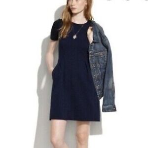 Madewell Black A-Line Crew i Dress